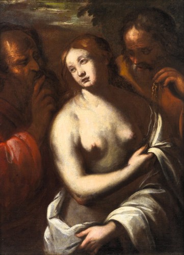 Susanna and the two elders - 17th-century Lombard School